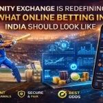 Unity Exchange betting platform concept with cricket player, mobile app interface, and digital analytics representing modern online betting in India
